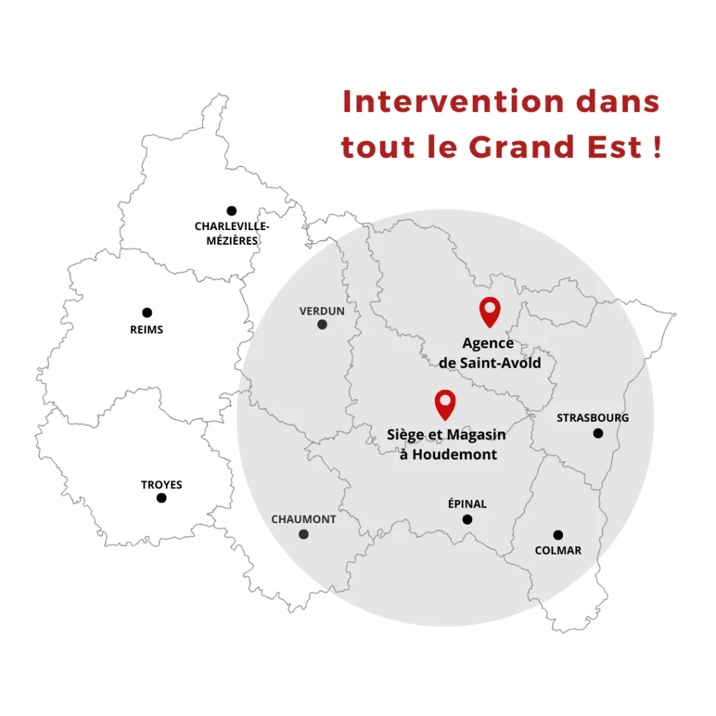 La société Protectys intervient sur toute la région Lorraine.